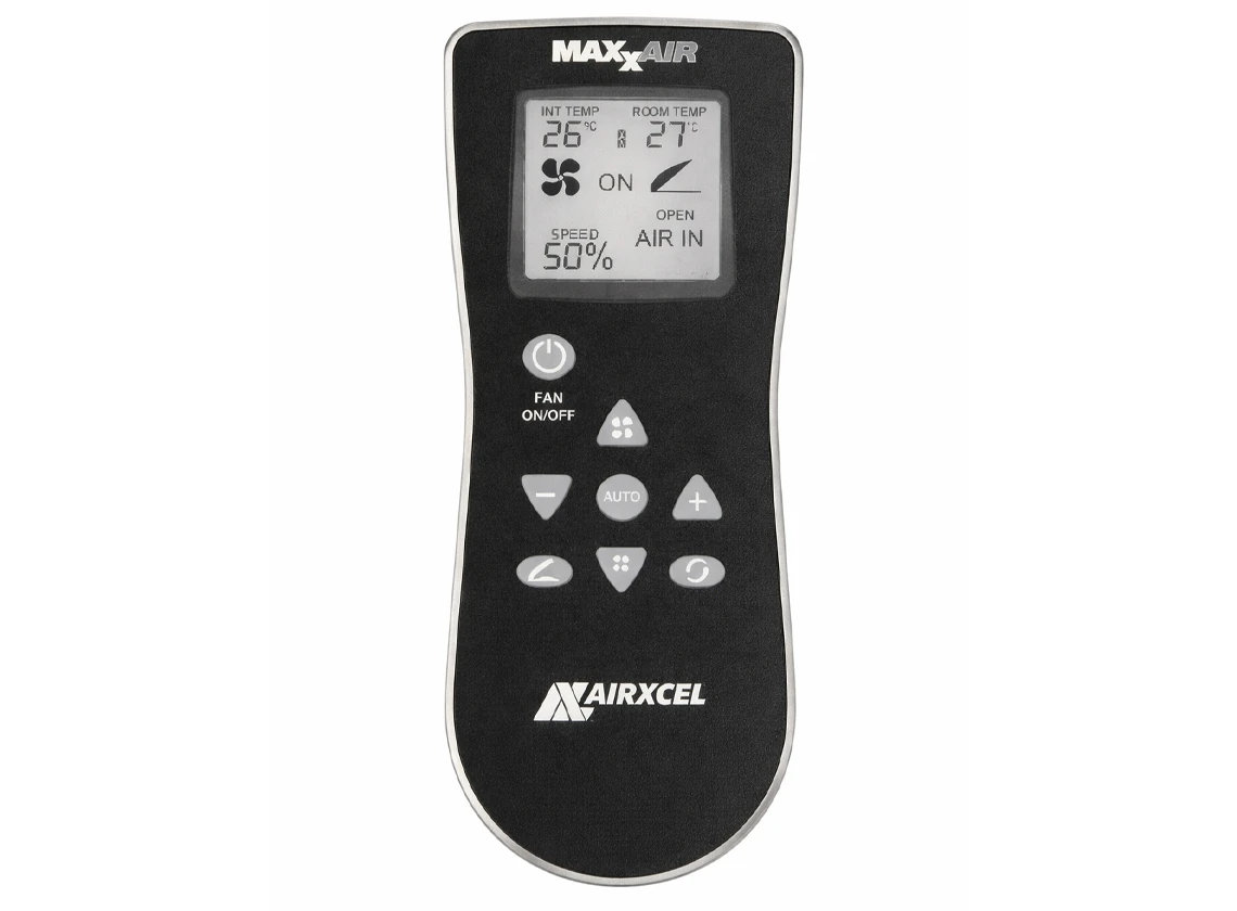 Maxxfan Deluxe 40 x 40 Dachluke mit Ventilator - transparent