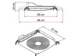 Fiamma Turbo Kit Dachluke Ventilator