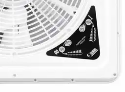 Fiamma Turbo Vent Premium 40 x 40 Dachluke mit Ventilator - white
