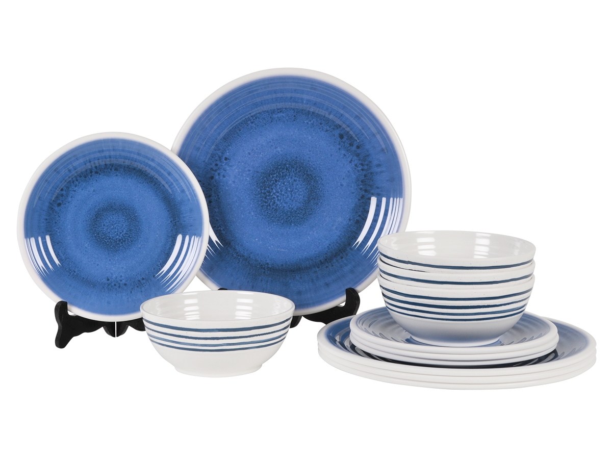 Flamefield Azure 12-teiliges Geschirrset