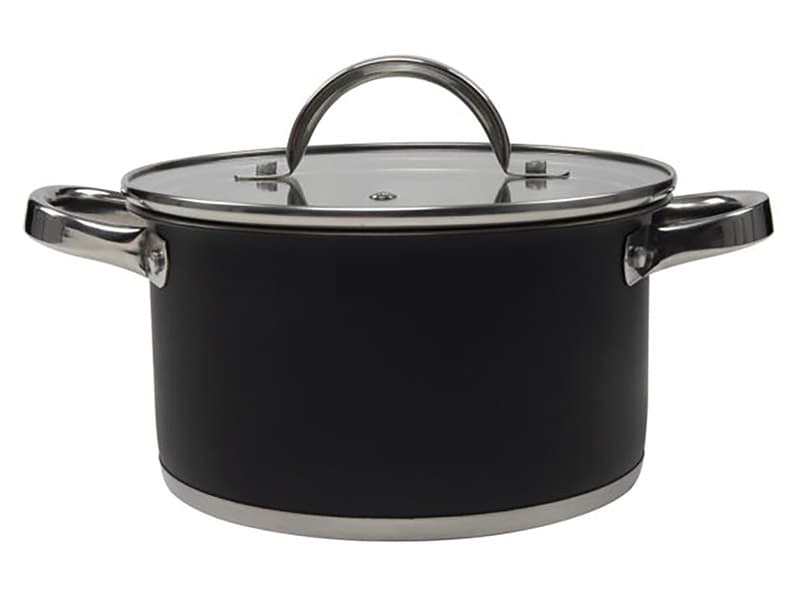 Edelstahl ø 20 cm Black Kochtopf