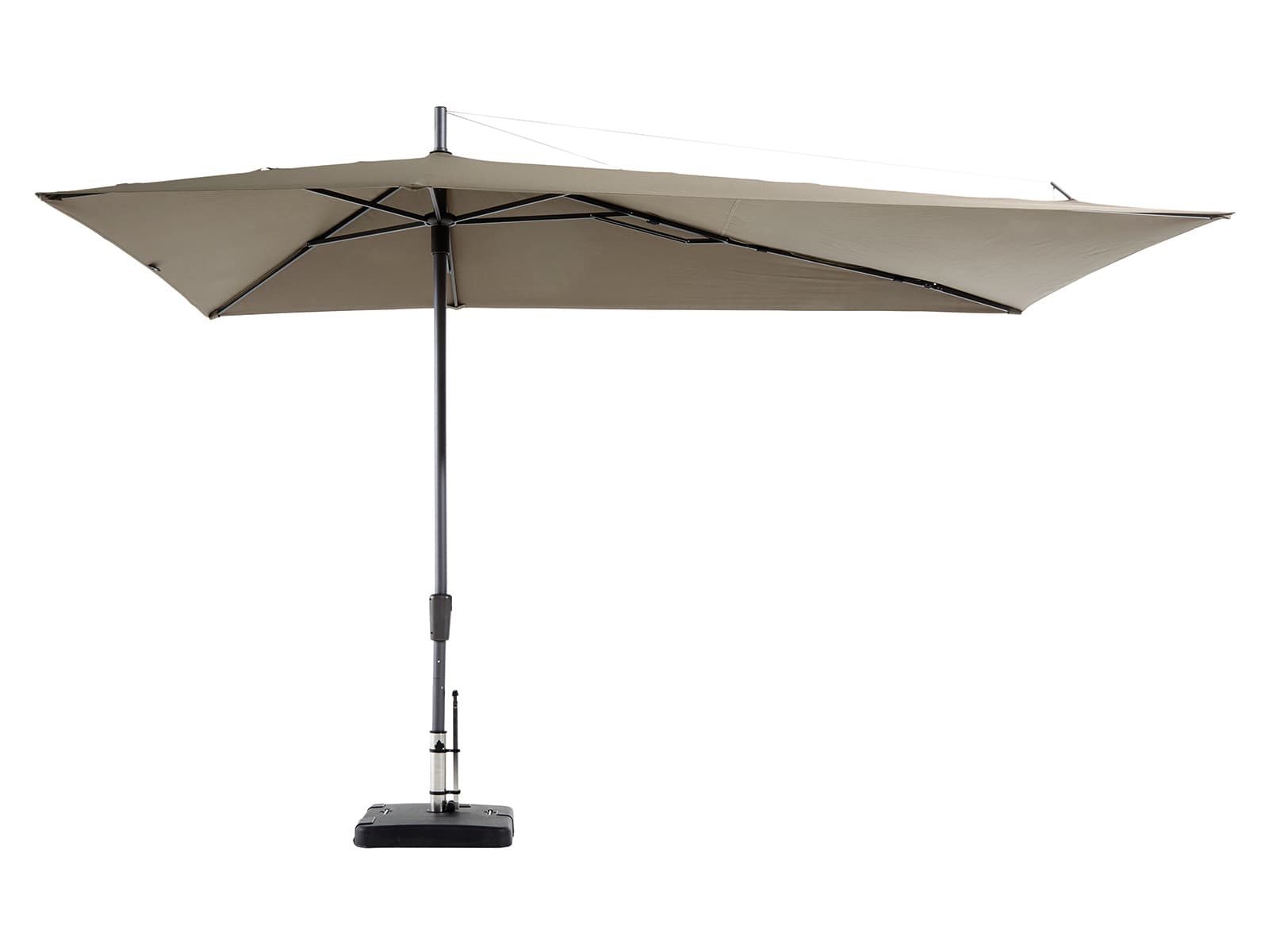 Madison Asymetriq Sideway 360 x 220 cm Sonnenschirm - Taupe