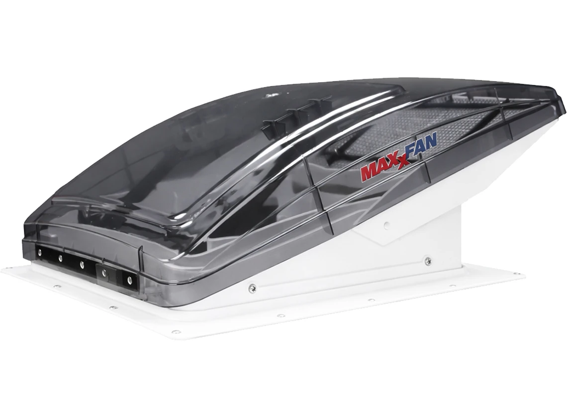 Maxxfan Deluxe 40 x 40 Dachluke mit Ventilator - transparent