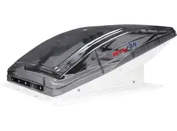 Maxxfan Deluxe 40 x 40 Dachluke mit Ventilator - transparent
