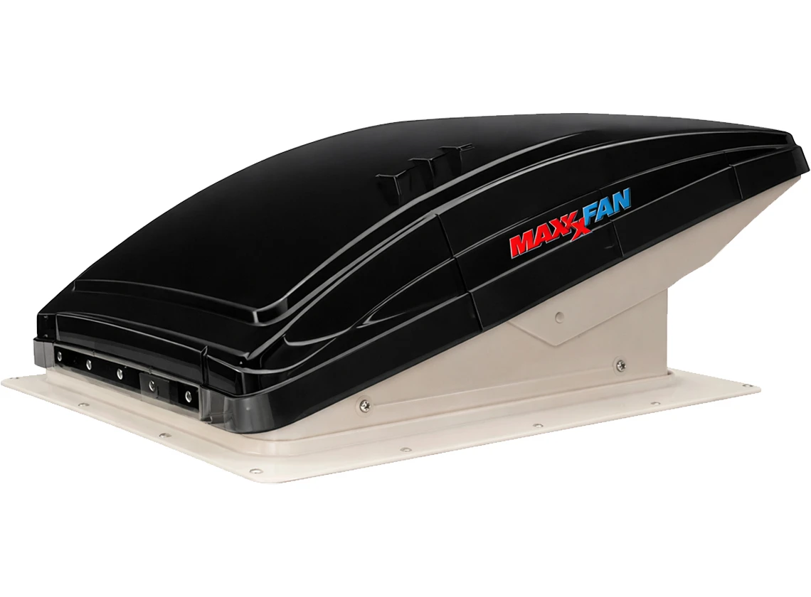 Maxxfan Deluxe 40 x 40 Dachluke mit Ventilator - smoke