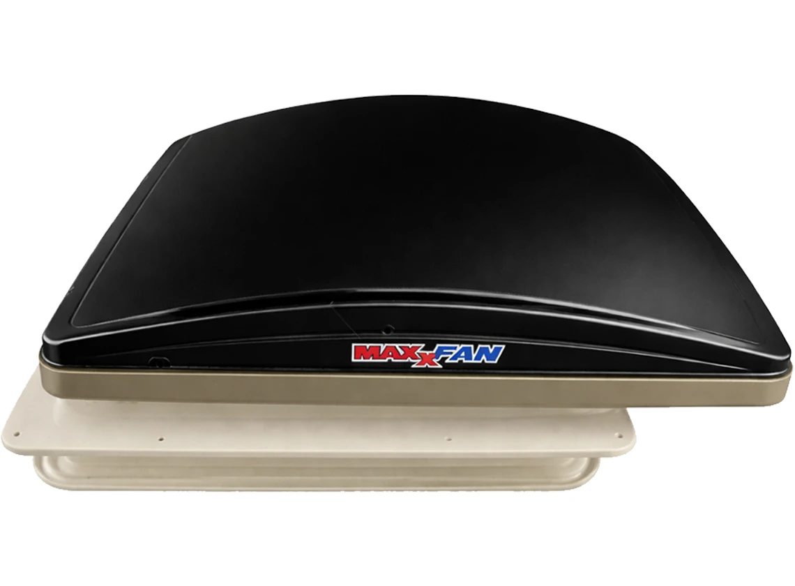Maxxfan Deluxe 40 x 40 Dachluke mit Ventilator - smoke