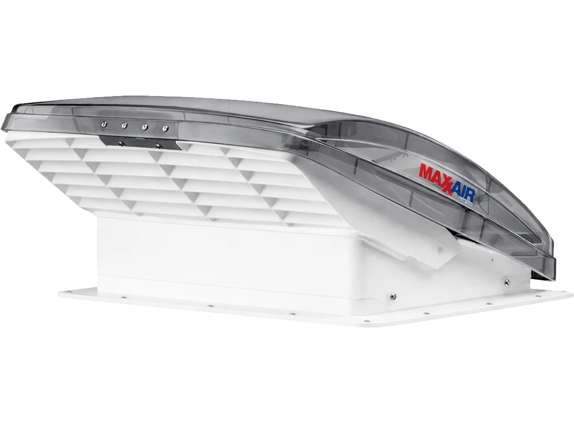 Maxxfan Deluxe 40 x 40 Dachluke mit Ventilator - transparent