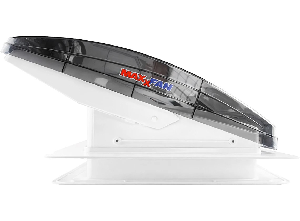 Maxxfan Deluxe 40 x 40 Dachluke mit Ventilator - transparent