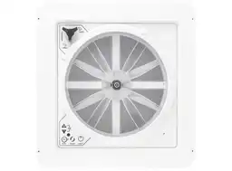 Maxxfan Deluxe 40 x 40 Dachluke mit Ventilator - smoke