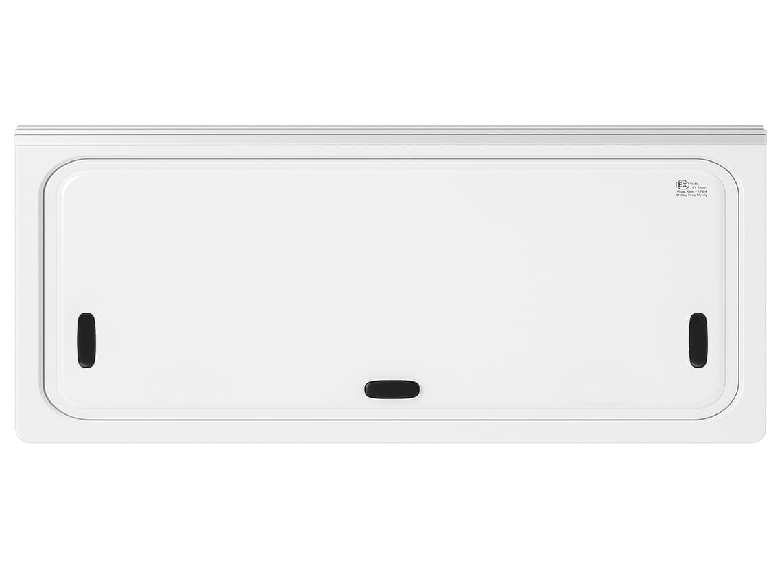 NRF 1450 x 600 mm getöntes Klappfenster mit Doppelverglasung - Grey