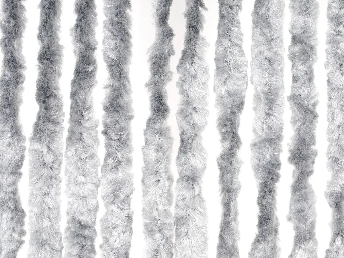 Obelink 200 x 100 Flauschvorhang - grey