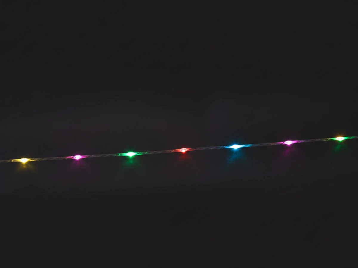 Obelink LED-Abspannleine – Multicolour
