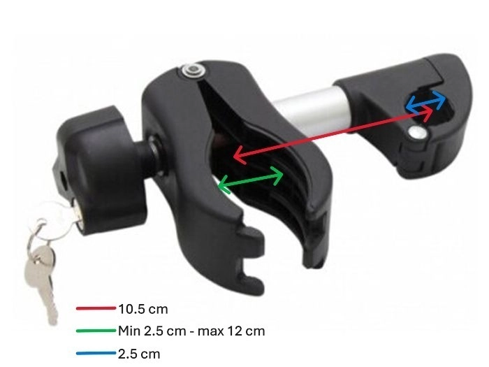 Enduro BC260 Framehalter – kurz