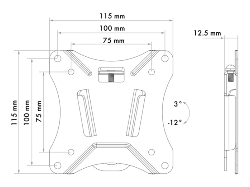 Schwaiger Klapp 1 TV Halterung