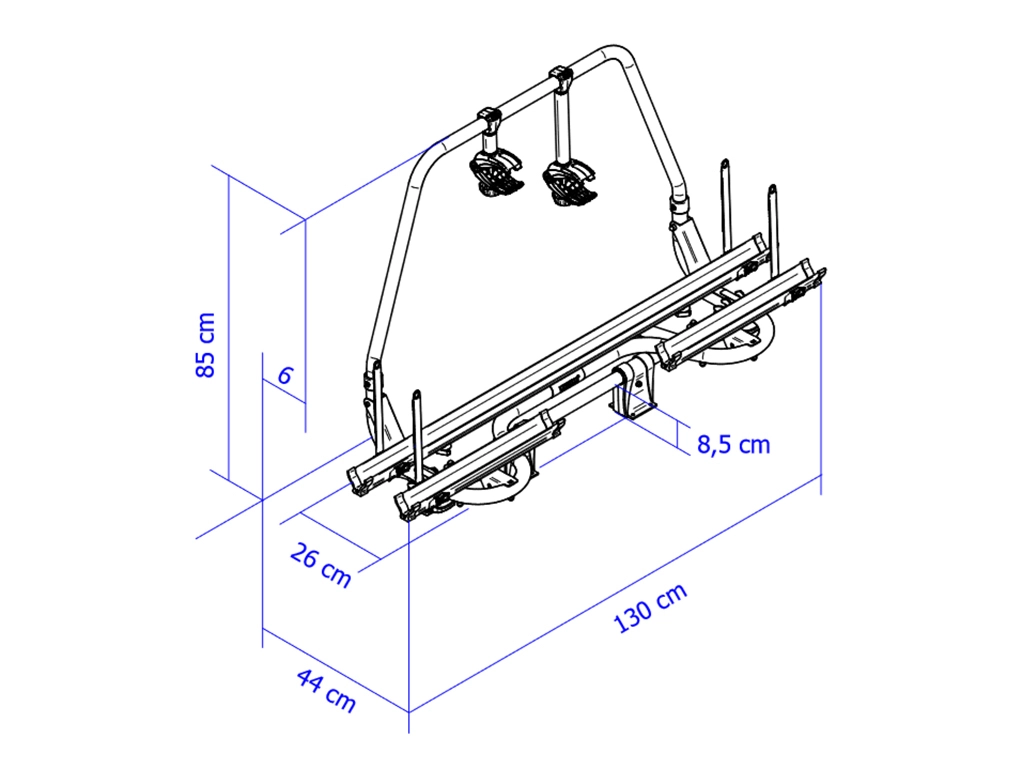 Thule Caravan Superb SV16 Fahrradträger - Grey