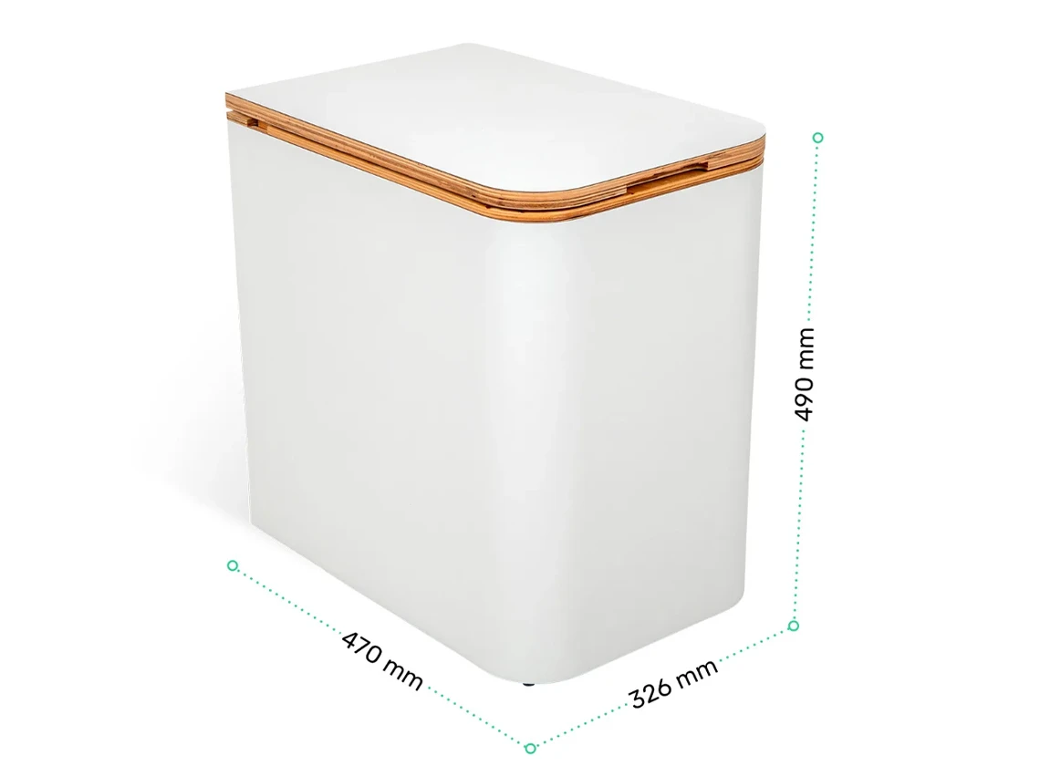 TROBOLO SilvaBlœm Trockentrenntoilette – White