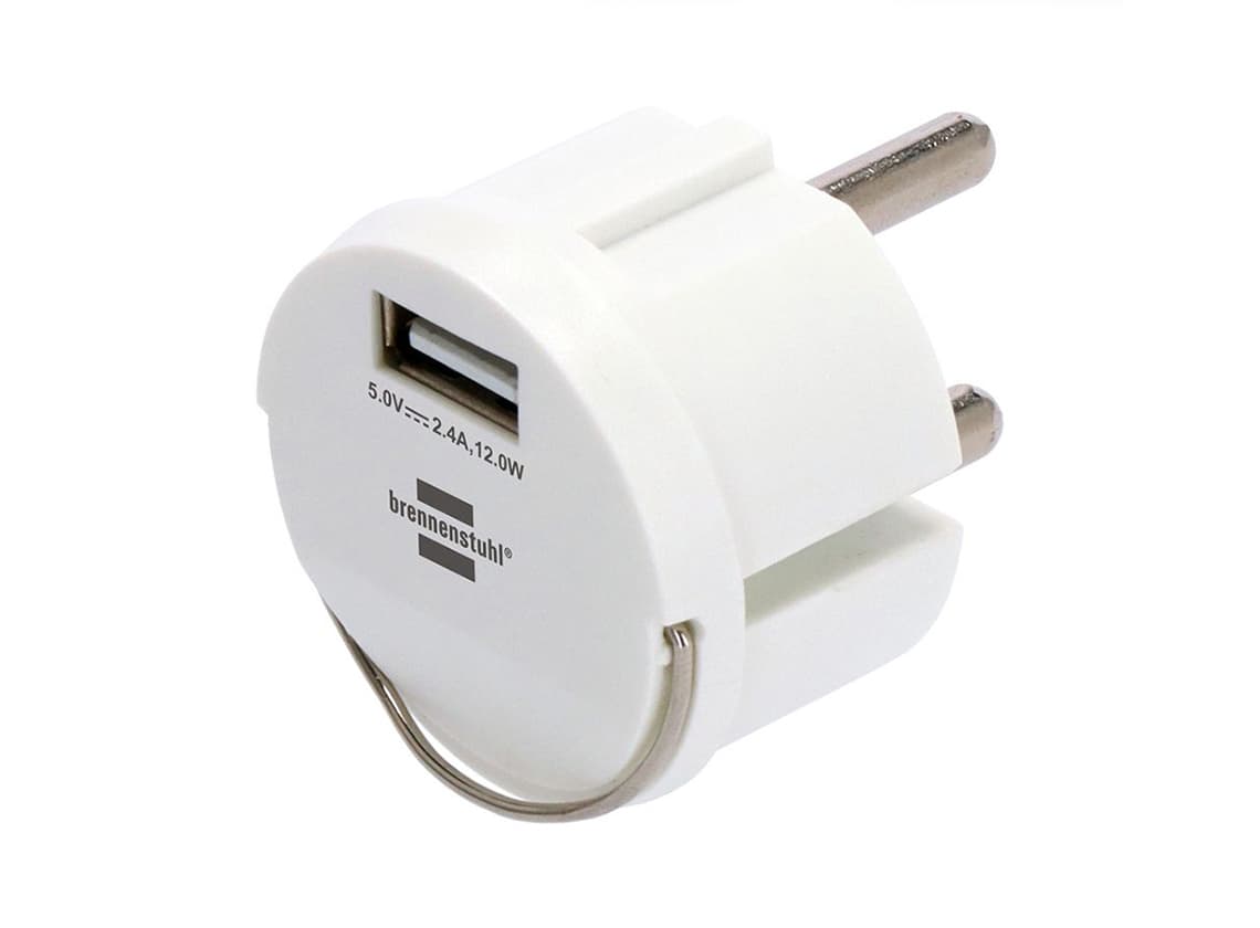 Brennenstuhl USB-Steckdosenadapter 2,4 A - White