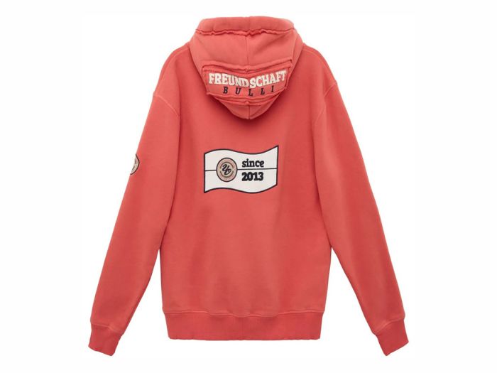 Van One Bulli Freundschaft Red Hoodie