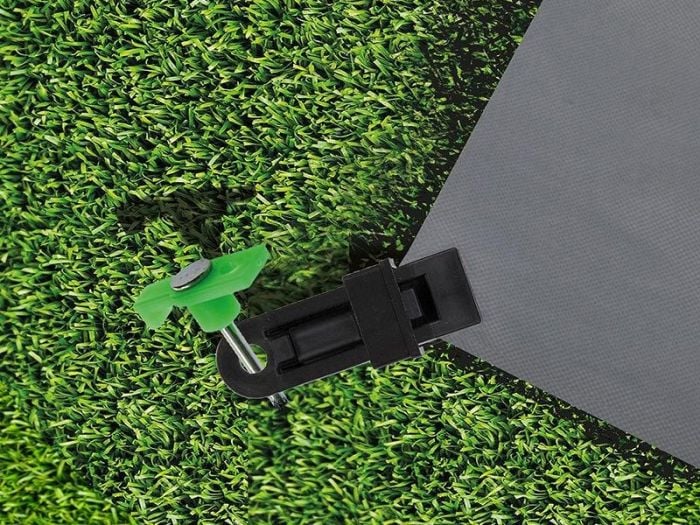 ProPlus 24er Set Vorzeltteppich Clips Kunststoff feststellbar für Wohnwagen 