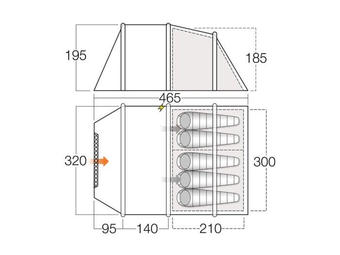 Vango winslow air 500 hot sale
