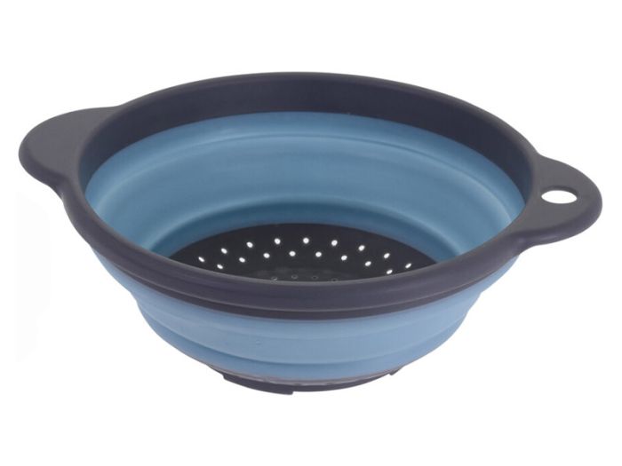 Excellent Houseware Silikon Seiher - Faltbar, 22cm, Platzsparend Und Leicht Zu Reinigen