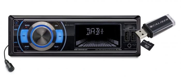 RMD052DAB-BT-Autoradio mit DAB + Bluetooth FM USB 4x 75watt - Farbanzeige