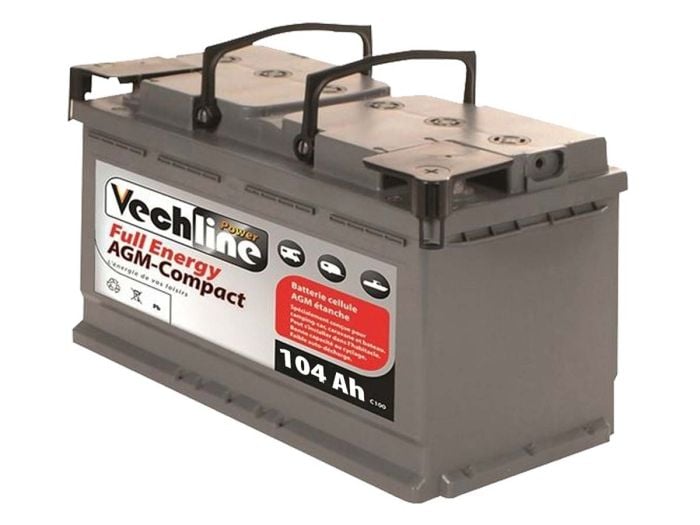 Vechline 104Ah AGM Fiat Ducato Batterie