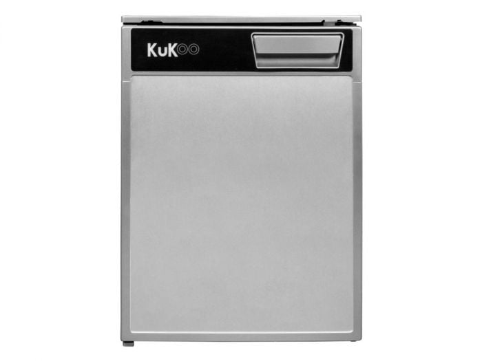 KuKoo 46,5 Liter silbernen Mini Kompressor Kühlschrank