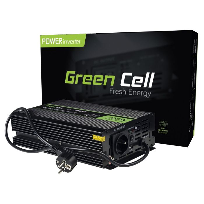 Green Cell INV07 12V/300W Wechselrichter