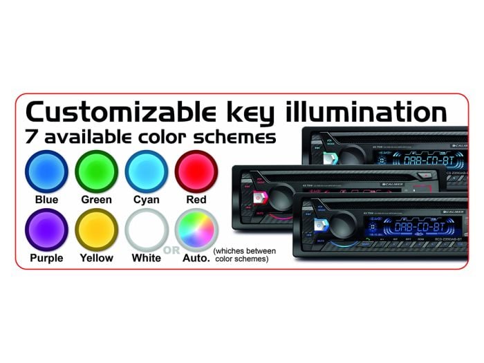 Caliber RCD239DAB-BT Bluetooth DAB+ Autoradio