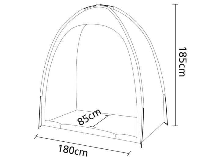 Bo Camp Bike Shelter Geratezelt