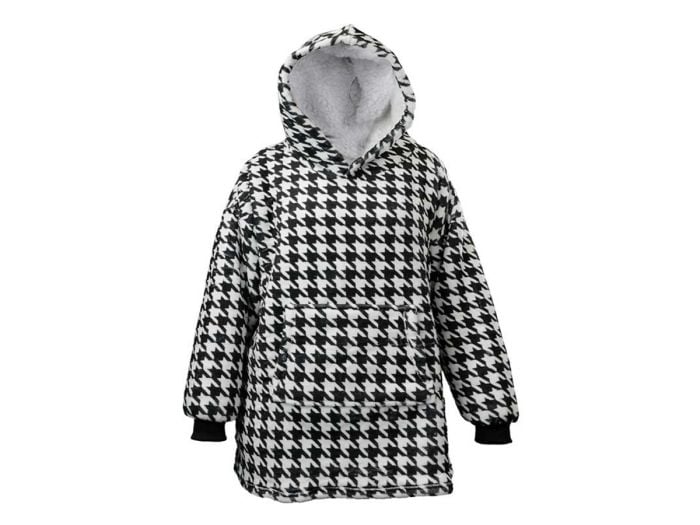 Black hoodie white hood online