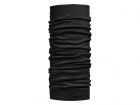 Buff Merino Wool Solid Black Schal