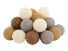 Cotton Ball Lights Outdoor Extension Kit lichterkette - Caramelo