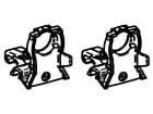 Thule Omnistor Set Halterungen Kassette Tension Rafter 9200