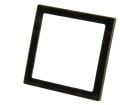 BBA 1-Fach Abdeckrahmen - Black