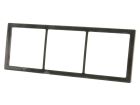 BBA 3-fach Abdeckrahmen Hochglanz - Grey