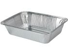 BBQ 22 x 15,5 x 4,5 cm Aluminium-Zubereitungsschale - 4 Stück