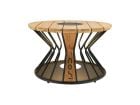 Cosi Fires Cosilumia Ø 70 cm beleuchteter Loungetisch - Teak