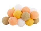Cotton Ball Lights Outdoor Extension Kit lichterkette - Naranja