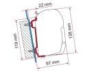 Fiamma F45 Adapter Transit High Roof