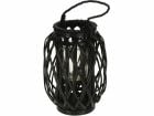 H & S Decoration Ø 23 x 30 cm Weidenlaterne - Black