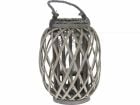 H & S Decoration Ø 23 x 30 cm Weidenlaterne - Grey