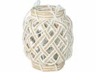 H & S Decoration Ø 16 x 20 cm Laterne - White Natural
