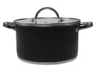 Edelstahl ø 24 cm Black Kochtopf