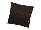 Platinum Coolfit 5x5m quadratisches Sonnensegel - Schwarz
