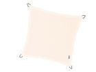 Platinum dreamsail 4x4m quadratisches Sonnensegel - Ecru