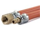 Obelink 1/4" links x Schnellkupplung PVC-Gasschlauch - 3 Meter