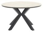 Outdoor Feelings Edson Carbon black light teak Ø 122 cm Gartentisch