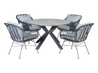 Outdoor Feelings Lekanto Edson 122 grey teak Diningset
